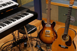 キーボードとギター