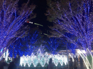 博多駅前ライトアップ