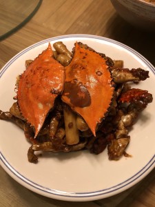 蟹と餅